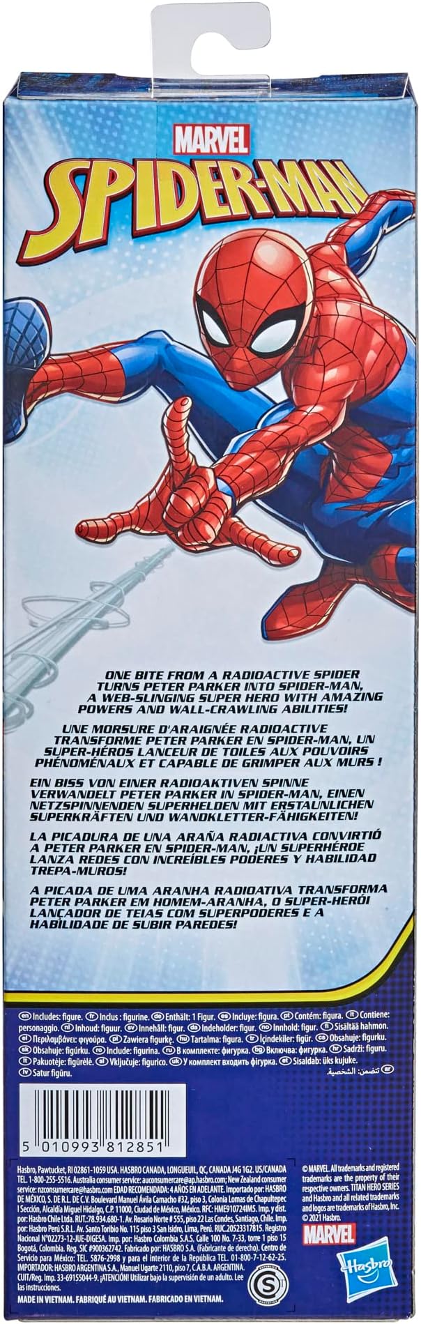 Marvel Titan Hero Series Spider-Man 12-Inch Action Figure with Fx Port, Super Hero Toys, Christmas Gifts for Boys and Girls