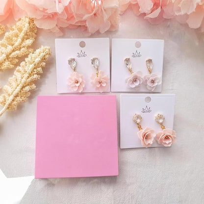 Biutee Flower Polymer Clay Cutters, 10 Shapes Floral & Leaf Micro Clay Cutters, Clay Earring Cutters Mini Floral Clay Cutters Polymer Clay Earring Making Kit for Jewelry Earrings Making DIY Tools