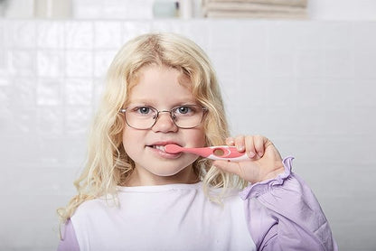 Jordan* Step 3 Kids Toothbrush, 6-9 Years, Soft Bristles, BPA Free - 4 Pack - Blue & Pink