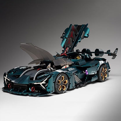 Millanio Super technic Car Model Building Kit,1:8 Scale Model and Race Engineering Toy,Adult Collectible Model Cars Kits to Build,Compatible with Lego Technic Car Sets for Adults(3446pcs)