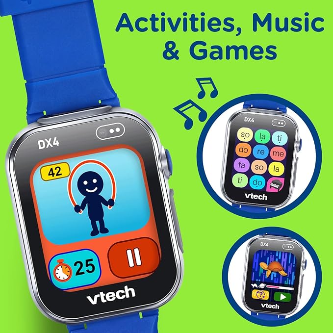 VTech KidiZoom Smartwatch DX4, Blue