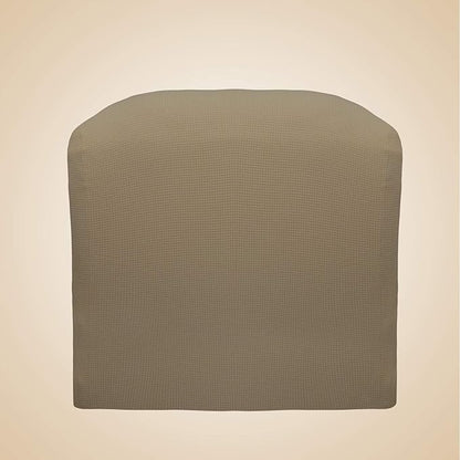 Easy-Going Recliner Stretch Sofa Slipcover Sofa Cover 1 Piece Furniture Protector Couch Soft with Elastic Bottom Kids,Polyester Spandex Jacquard Fabric Small Checks(Oversize Recliner,Tan)