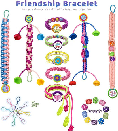 Friendship Bracelet Making Kit for Girls Age 6-12 | DIY Arts and Crafts for Kids | Christmas Birthday Gifts Ideas for Girl 7 8 9 10 11 Years Old | Popular Stocking Stuffers Toys Bulk Set (169PCS)