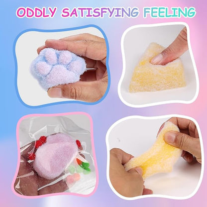 Ktdorns Fun 18oz Taba Squishy Kit with Mold & Flocking Powder - DIY Stress Relief Toy for Taba Squishy Paw and Sticky Lovers