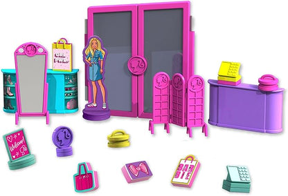Barbie Boutique Stamp Set - Creative Stamps for Kids to Explore Imagination and Design, Kid-Friendly Stamp Kit for Arts and Crafts Fun, Featuring Fashionable Designs and More.