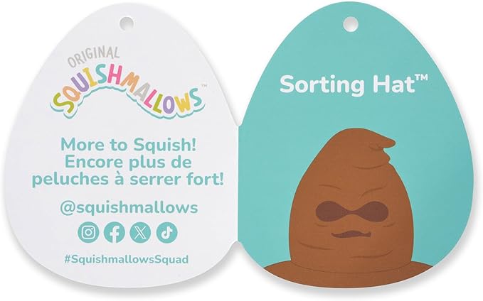 Squishmallows Original “Harry Potter” 10-Inch The Sorting Hat Plush - Ultrasoft Official Jazwares Plush (Medium-Sized)
