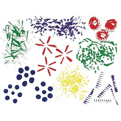 Colorations® Wacky Painting Tools, Kids Painting Tools, Set of 8, Each Will Create A Different Finish Effect, Promotes Creativity, Great for Crafting, Fun for Kids to Paint With,Each Approx 5 ½’’ Long