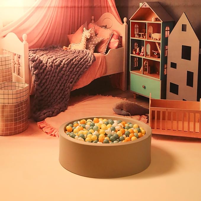 GOGOSO Ball Pit Balls,Plastics Balls for Ball Pit, Stars Hearts Shape for PastelBall for Toddlers Kids