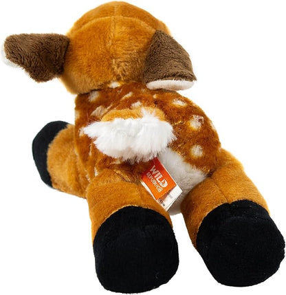 Wild Republic Fawn Plush, Stuffed Animal, Plush Toy, Gifts for Kids, Hug’Ems 7"