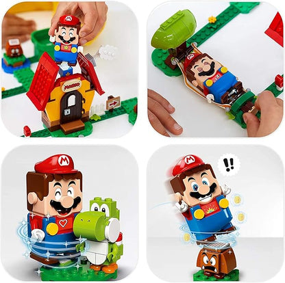 LEGO 71367 Super Mario House & Yoshi Expansion Set Buildable Toy Game, Gifts for Girls & Boys Age 6 Plus Years Old with Yoshi and Goomba Figures