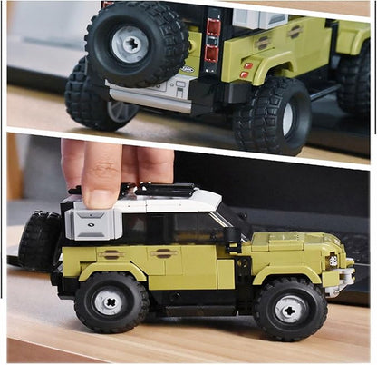 Jeep Off-Road Car Building Blocks, City Truck Model Speed Car Kit 317 Pieces 1:35, STEM Gift Toys for Kids Boys 8+