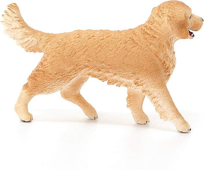 Schleich Farm World, Farm Animal Toys for Kids and Toddlers, Golden Retriever Toy Dog Figurine, Ages 3+