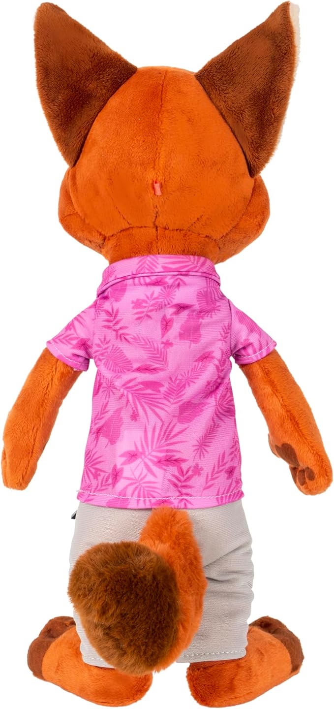 Disney’s Zootopia 2 14” Feature Plush Nick Wilde - 10+ Sounds and Phrases - Plush Toys for Kids and Preschoolers - Suitable for Ages 3+
