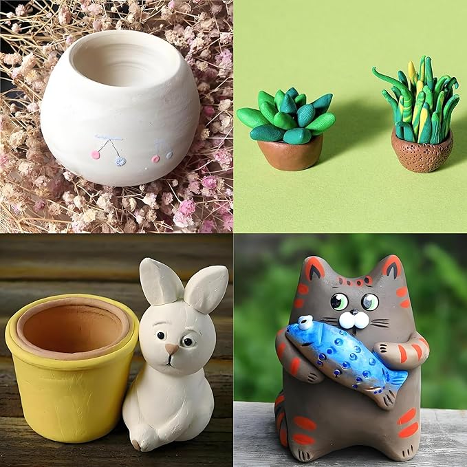 ReArt Stone Air-Dry Clay Modelling, 2.2 pounds Ideal for Beginners and Advanced Sculptors All-Purpose Modeling Clay (Yellow)