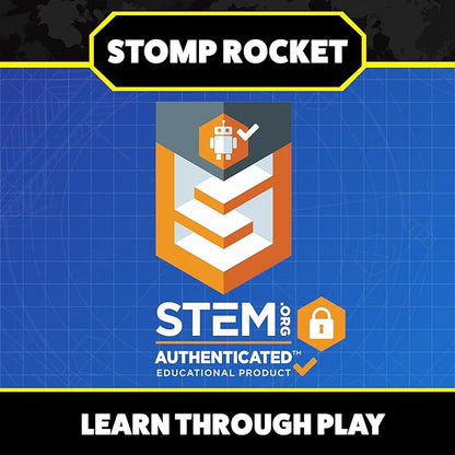 Stomp Rocket Ultra LED Rocket Launcher for Kids, 4 LED Foam Tipped Rockets - Fun Backyard & Outdoor Kids Toys Gifts for Boys & Girls - Toy Foam Blaster Set - Multi-Player Adjustable Launch Stand