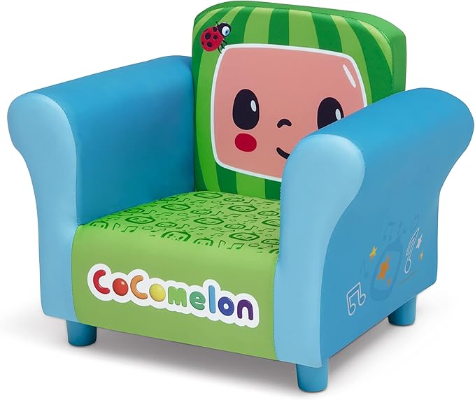 Delta Children Upholstered Chair, CoComelon