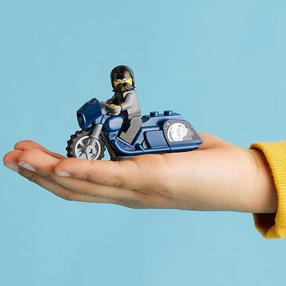 LEGO City Stuntz Touring Stunt Bike 60331 Building Toy Set; Flywheel-Powered Bike for Boys, Girls, and Kids Ages 5+ (10 Pieces)