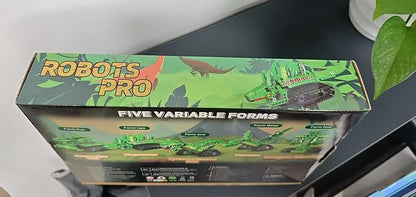 RC Robot Building Set - 5 in1 T. rex Toy with APP or Remote Control, DIY Engineering Robotics/Mech Dinosaur/Dragon Warrior/Pterosaur/Stegosaurus STEM Birthday Gifts for Kids 6-12 Years Old
