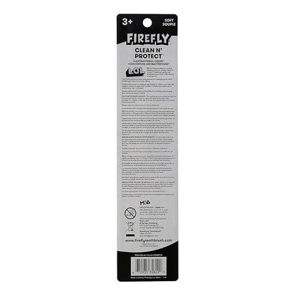 FIREFLY Clean N' Protect, L.O.L. Surprise! Toothbrush with hygienic Character Cover, Soft Bristles, Anti-Slip Grip Handle, Battery Included, Ages 3+, 1 Count (Pack of 2)