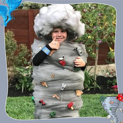 48 PCS Tornado Slap Bracelets Party Favors, Tornado Wristbands Bracelets Goodie Bag Fillers for Tornado Birthday Party Decorations Supplies Gifts for Kids Teens Boys Girls