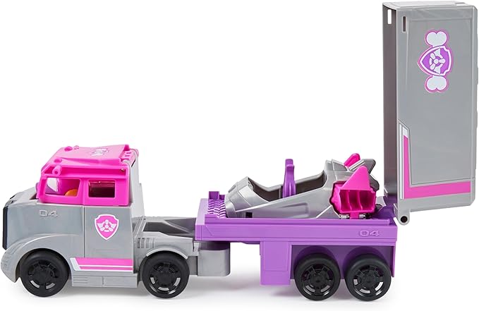PAW Patrol, Big Truck Pup’s Skye Transforming Toy Trucks with Collectible Action Figure, Kids Toys for Ages 3 and up