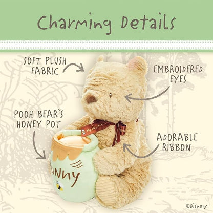 KIDS PREFERRED Disney Baby Classic Pooh Waggy - Musical Plush Stuffed Animal, 13 Inches , Brown