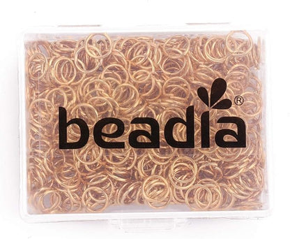 Open Jump Rings Gold 0.8x6mm 500pcs for DIY Jewelry Making Supplies