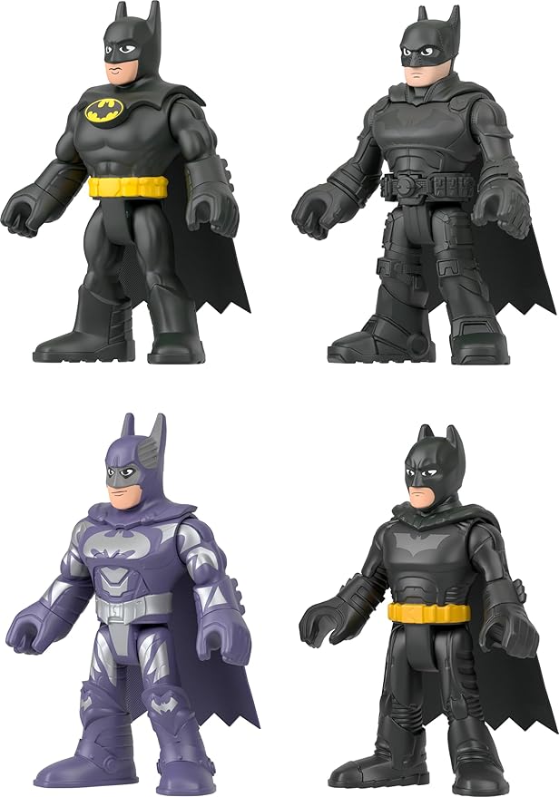Fisher-Price Imaginext DC Super Friends Batman Toys 85th Anniversary Collection Movie Figure Set for Adult Fans & Preschool Kids Ages 3+ Years