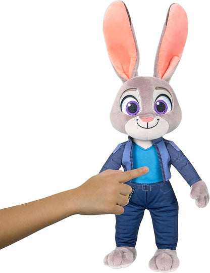 Disney’s Zootopia 2 14” Feature Plush Judy Hopps - 10+ Sounds and Phrases - Plush Toys for Kids and Preschoolers - Suitable for Ages 3 +