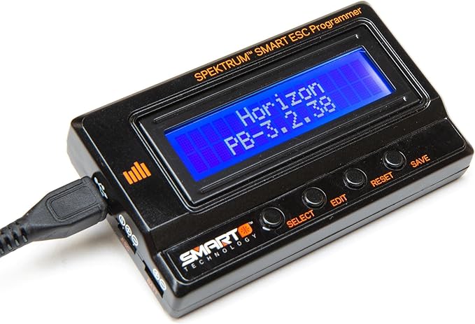 Spektrum Smart ESC Programming Update Box for Avian and Firma, SPMXCA200, Black