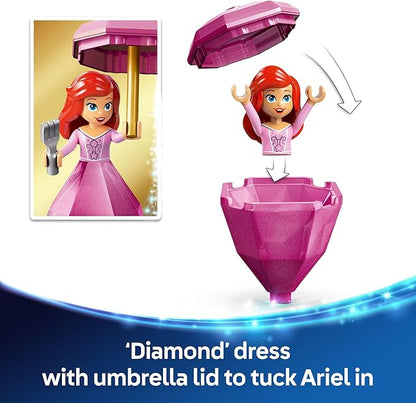 LEGO Disney Princess Twirling Ariel Toy - Building Toy for Kids, Girls and Boys, Ages 5+ - Little Mermaid Toy for Fans of Movie - Ariel Doll Gift Idea for Birthdays - 43259