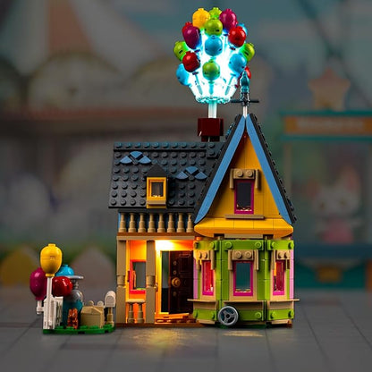 Upgraded Led Light Kit for Lego Up House Disney 100 Celebration Building Toy Set, Compatible with Lego 43217, Gift Idea for Adult Builders and Fans (Model Not Included)