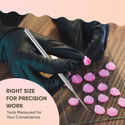 14 Pcs Clay Tools & Pottery Tools Kit, Polymer Clay Earring Making Kit with Acrylic Clay Roller and Thickness Rings Clay Cutters for Jewelry Making & Air Dry Clay Tools Set
