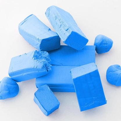 BAZIC Modeling Clay Blue Color 1 LB, Light Dough Art Craft, Non Toxic Gift for Artist Kids Toddler Boys Girls, Bulk for Classroom, 24-Pack