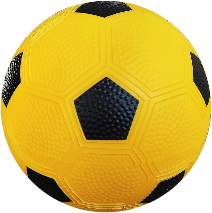 AppleRound 4-Pack Sports Balls for Toddlers & Kids with Pump – 5-Inch Soccer Ball, Basketball, Playground Ball & 6.5-Inch Football – Soft Small Balls for Indoor/Outdoor Play (Ages 2-7)