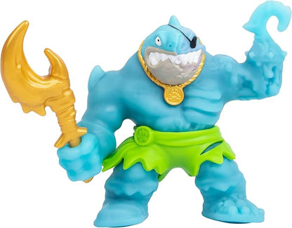 Heroes of Goo Jit Zu Cursed Goo Sea | Super Oozy, Goo Filled Toy Thrash Action Figure Hero Pack | with Color Changing Face That Reveals His Curse | Stretch Him 3 Times His Size