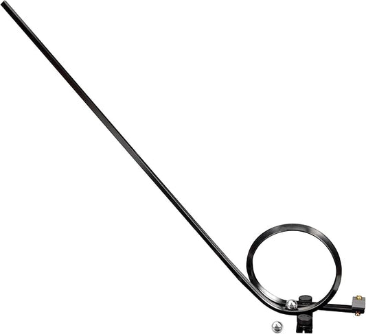 EISCO Loop Kit - Experiment Components Only - Useful in Studying Potential & Kinetic Energy - Metal Loop Ramp & 2 Metal Balls - (Base Not Included) - Visual Scientifics