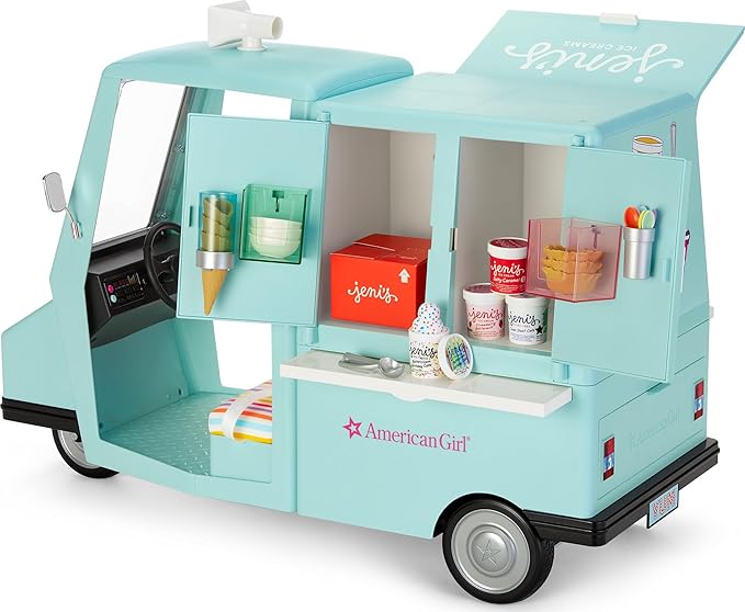 American Girl x Jeni's Full of Flavor Ice Cream Truck for 18-inch Dolls (Dolls Sold Separately)