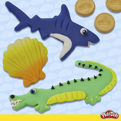 Play-Doh Pirate Theme 13-Pack of Non-Toxic Modeling Compound for Kids 3 Years and Up with 3 Cutter Shapes, Coin Mold, and Roller Tool (Amazon Exclusive)