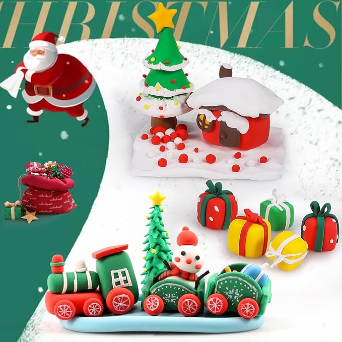 ifergoo Modeling Clay Kit - 24 Colors Magic Air Dry Ultra Light Clay, Safe & Non-Toxic, Great Gift for Children