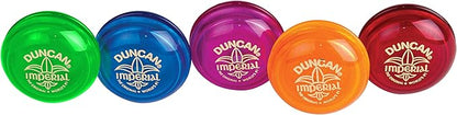Duncan Toys Imperial Yo-Yo, Beginner Yo-Yo with String, Steel Axle and Plastic Body, Blue
