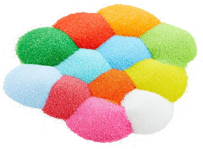 Bright Creations 12 Pack Colored Sand for Crafts, 1.1 lb Bags, Art Refill Kit, DIY Wedding Decorations, Vase Filler, Succulent Terrariums (12 Colors, 13.1 lb Total)