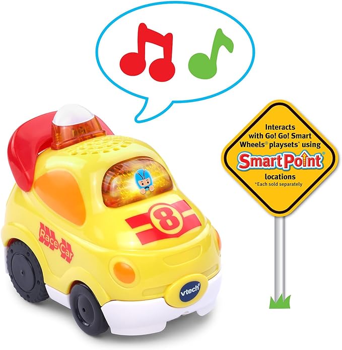 VTech Go! Go! Smart Wheels Speedway RC SmartPoint Racer (2 Pack), Multicolor