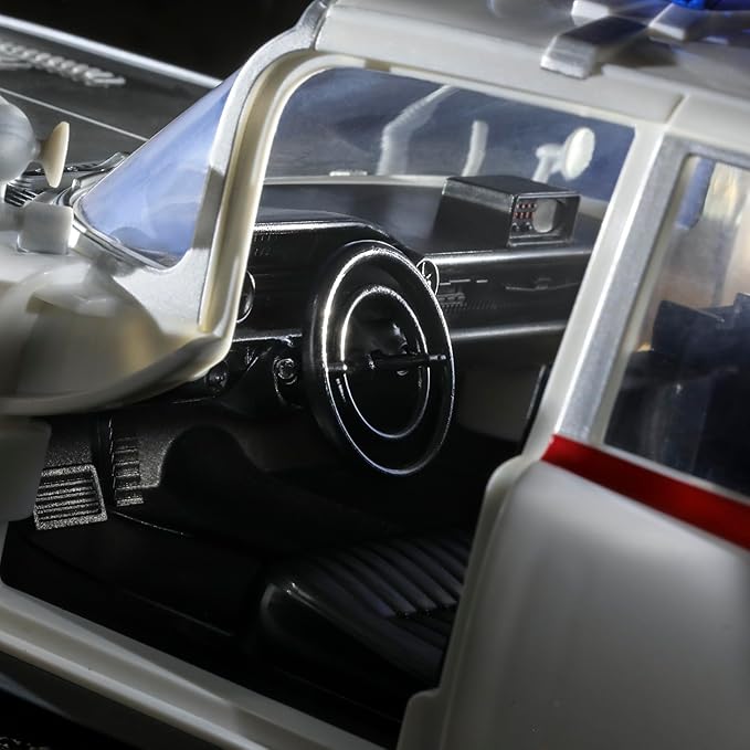 Ghostbusters Plasma Series Ecto-1 (1984), 1:18 Scale Toy Car, Toys for Ages 14+