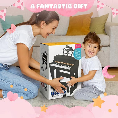 Toy Pianos for Kids Ages 3-7 - with Piano Keyboard Stickers for Toddler Piano Learning Beginners 37 Keys 4 5 6 Years Old Girls and Boys Birthday Gift