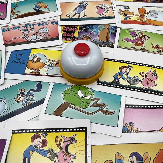 University Games, Dog Man Flip-o-Rama Card Matching Game, Based on The Dog Man Books Series, for 2 or More Players Ages 6 and Up