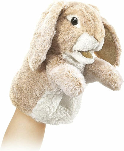 Folkmanis Little Lop Rabbit Hand Puppet White