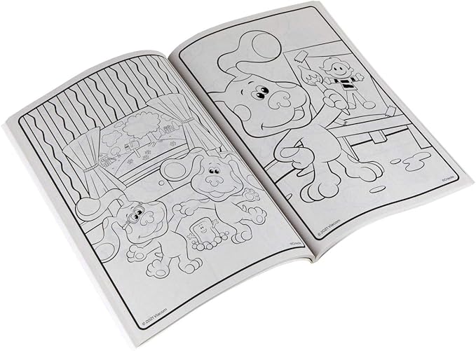 Crayola Blues Clues Coloring Book with Stickers, Gift for Kids, 96 Pages, Ages 3, 4, 5, 6