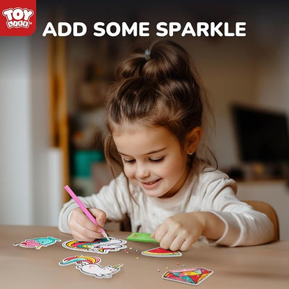 TOY Life Diamond Kits Magnets Diamond Gems Kits for Kids Valentine Day Gifts Diamond Art for Kids Arts and Crafts for Girls Ages 8-12
