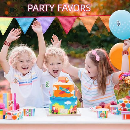 48Pcs Kids Slap Bracelets,Slap Wristbands Snap Bracelets Wizards and Magic Style Theme,for kids Party Favors Classroom Prizes Birthday Gifts